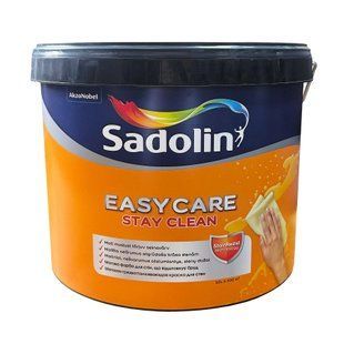 Акрилова фарба Sadolin EasyCare для стін та стелі, брудовідштовхувальна, безбарвна, BC, 9,3 л 5270880 фото