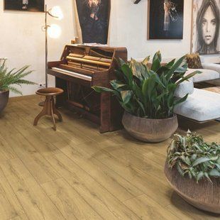 Ламінат Quick Step Classic WATERPROOF Дуб медовий коричневий CLM5792 фото