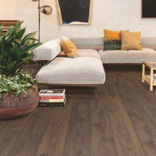 Ламінат Quick Step Classic WATERPROOF Дуб земляний горіх коричневий CLM5800 фото