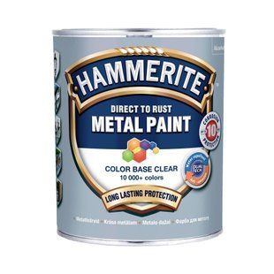 Гладкая краска 3 в 1 по металлу Hammerite Metal Paint Base Smooth защитная, бесцветная, BC 5586634 фото