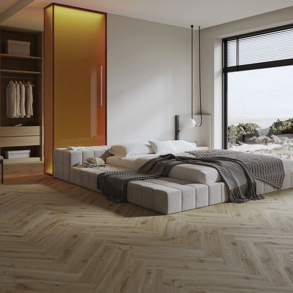 Виниловый пол Barlinek SPC Next Step Idea Дуб Desert Herringbone DP5000031 фото