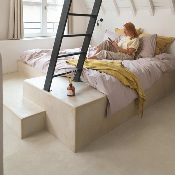 Вінілова підлога Quick Step Alpha Vinyl Illume 40274 Sandstone concrete AVMTU40274 4547 фото