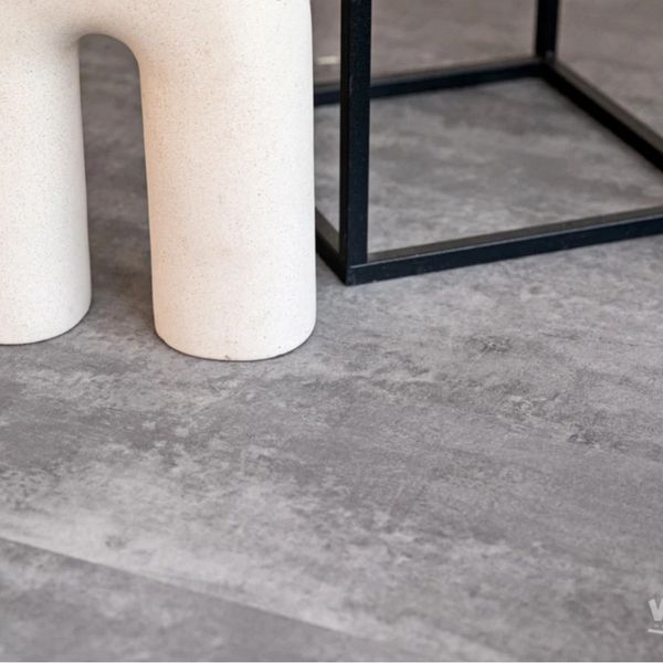 Виниловый пол Vinilam Ceramo LVT 61616 Цемент Серый 71616 фото