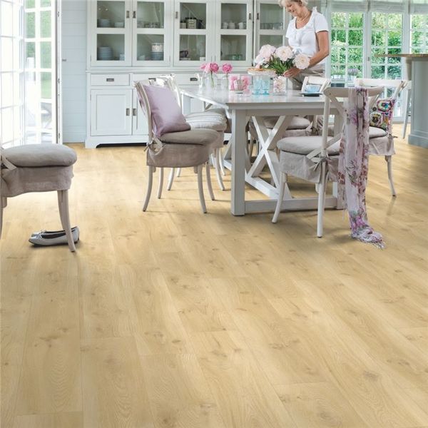Вінілова підлога Quick Step Alpha Vinyl Blos Base Дуб Дріфт бежевий AVSPT40018 фото