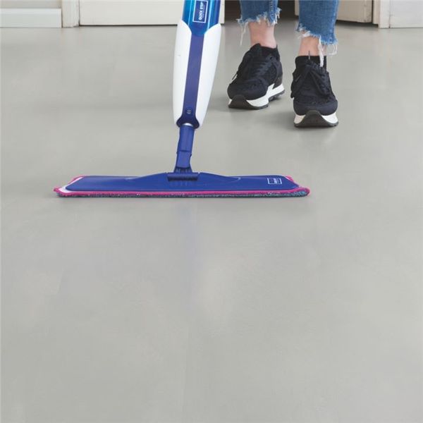 Виниловый пол Quick Step Ambient Glue Plus 40139 Минимальный светло-серый AMGP40139 фото