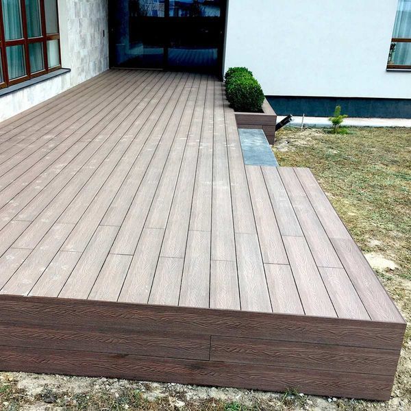 Bruggan Elegant Light Wine Brown 3D Терасна дошка Elegant Light Wine Brown фото