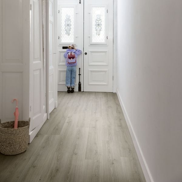 Виниловый пол Quick Step Bloom Alpha Vinyl Ботанический серый AVMPU40237 AVMPU40237 фото