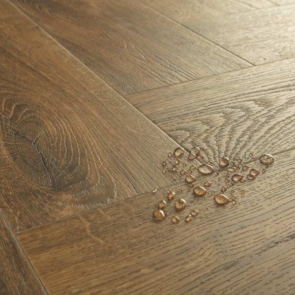 Вінілова підлога Quick-Step Pristine Herringbone 20334 Fall oak brown SGHBC20334 фото