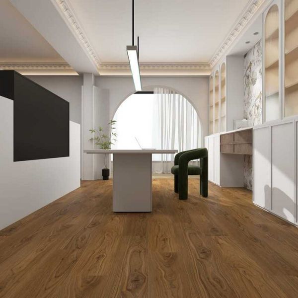 Виниловый пол Vinilam Ceramo SPC 260402 Орех Европейський 260402 фото