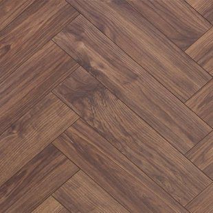 Ламінат Alsafloor Creativ Baton Rompu Herringbone X LOCK V4 WR Горіх Шоколадний CBR 520 фото