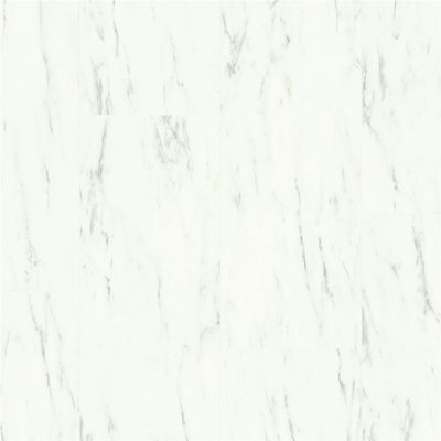 Вінілова підлога Quick Step Ambient Click Plus 40136 Білий каррарський мармур AMCP40136 фото