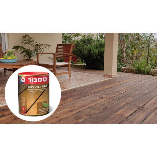 Масло по дереву Deck Oil А541 Черний (1 л.) 585-А541-0100 фото