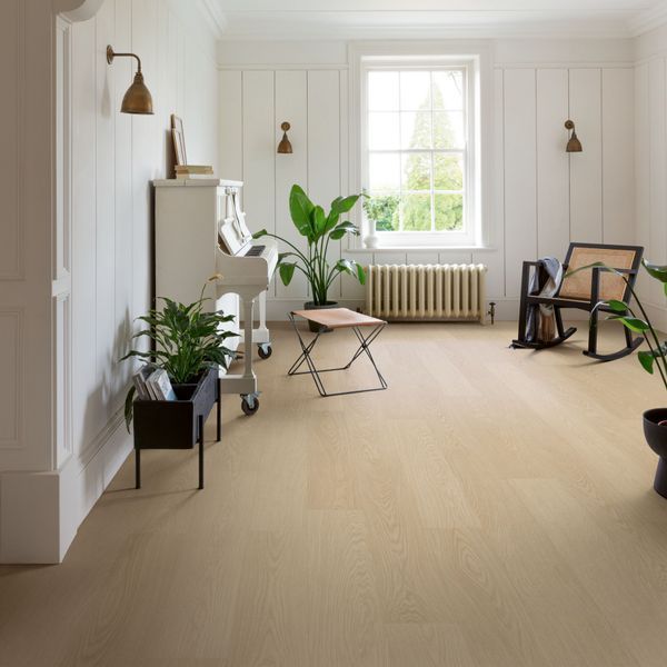 Виниловый пол Quick Step Alpha Vinyl Blos Base Дуб маслянка AVSPT40277 AVSPT40277 фото