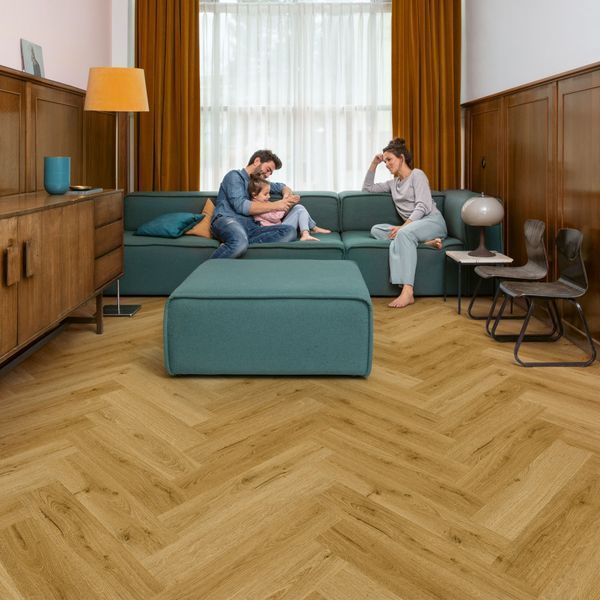 Виниловый пол Quick Step Сiro Herringbone Дуб ботанический копченый AVHBU 40363 AVHBU 40363 фото