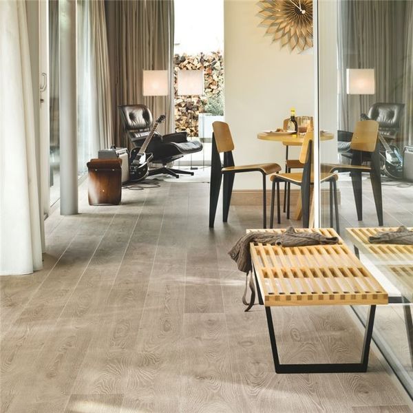 Ламінат Quick Step Largo Дошка дуба вінтажного білого LPU3985 фото