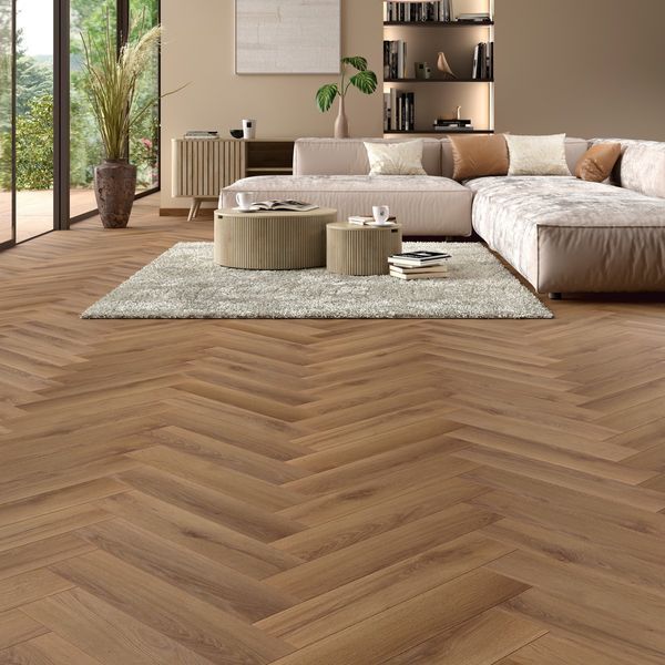 Вінілова підлога AlsaFlooring Horizon Herringbone SPC 604600 Брегансон 604600 фото