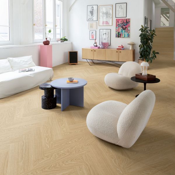 Виниловый пол Quick Step Сiro Herringbone Дуб чистый румянец AVHBU40359 AVHBU40359 фото