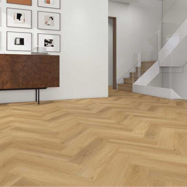 Виниловый пол Vinilam Parquet Herringbone LVT WF0472 Дуб Баррик WF0472 фото