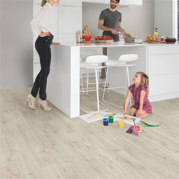 Вінілова підлога Quick Step Alpha Vinyl Blos Base Дуб каньйон бежевий AVSPT40038 фото