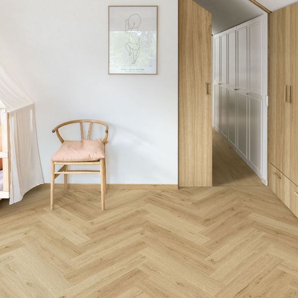 Виниловый пол Quick Step Сiro Herringbone Ботанический бежевый AVHBU 40362 AVHBU 40362 фото