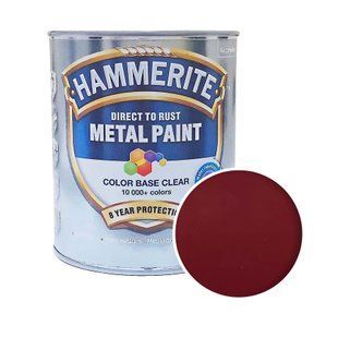 Гладкая краска 3 в 1 по металлу Hammerite Metal Paint Smooth защитная, вишневая 5586661 фото