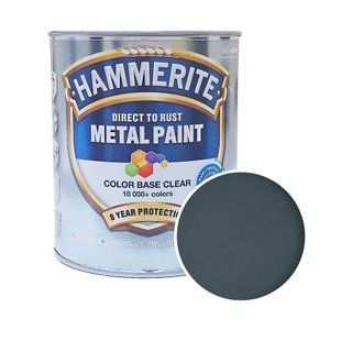Гладкая краска 3 в 1 по металлу Hammerite Metal Paint Smooth защитная, RAL 7016 (графитовая/антрацит) 5586634-7016 фото