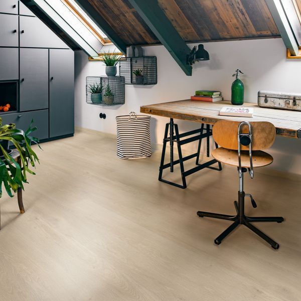 Виниловый пол Quick Step Bloom 40080 Дуб Морской бриз бежевый AVMPU40080 AVMPU40080 фото