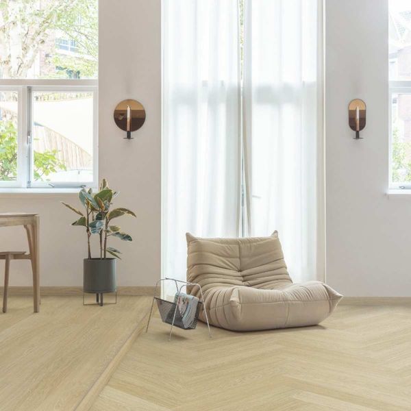 Виниловый пол Quick Step Pristine Herringbone 20331 Serene oak light natural SGHBC20331 4270 фото