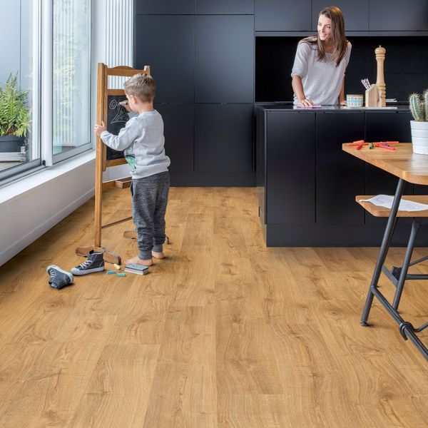 Вінілова підлога Quick Step Alpha Vinyl Bloom AVMPU40088 Дуб осінь медовий AVMPU40088 фото